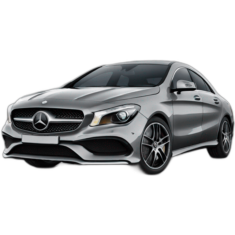 Mercedes CLA grey emoji