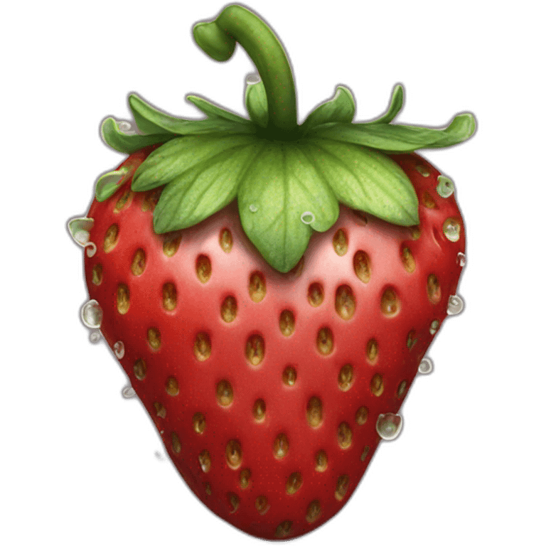 mouldy-strawberry emoji