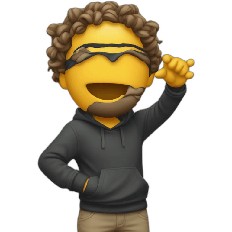 quelqu’un qui dab emoji