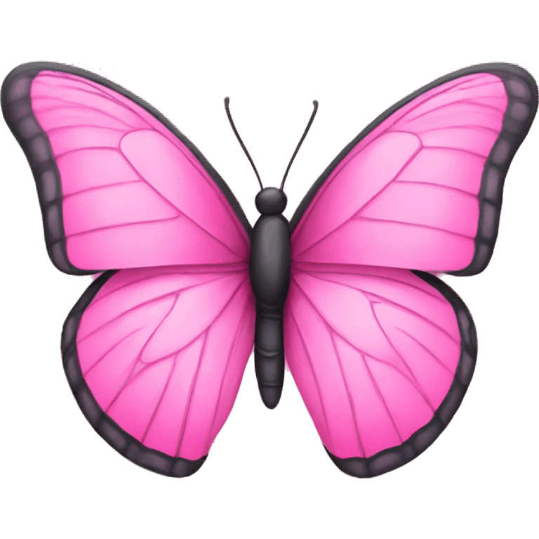 A pink butterfly  emoji