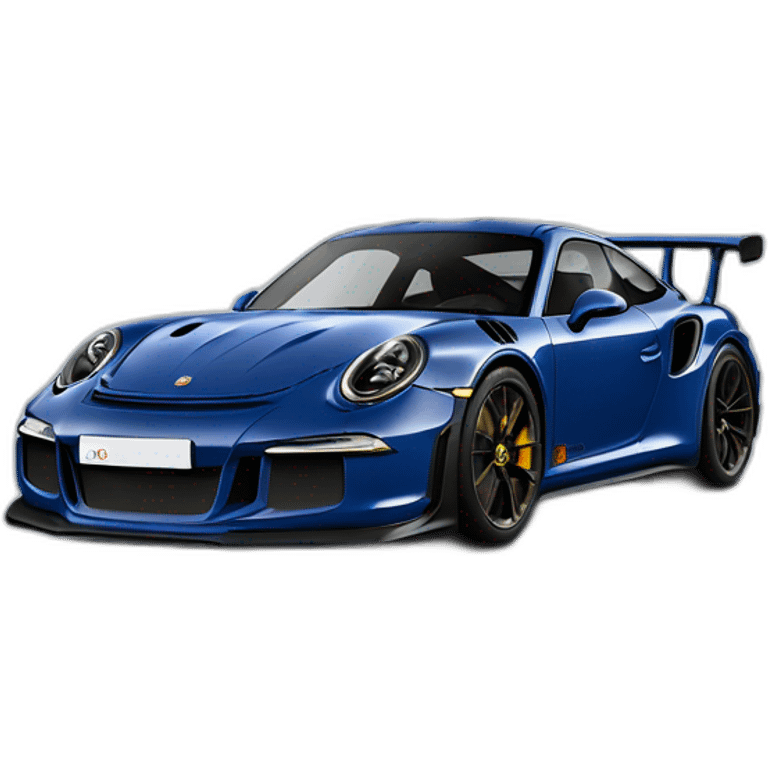 Navy bleu Porsche gt3 rs emoji