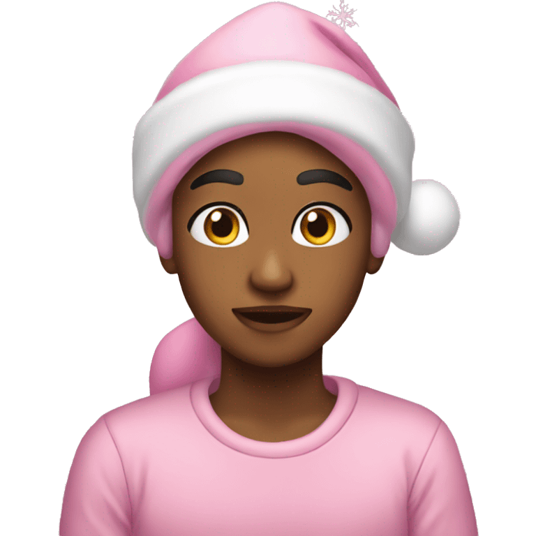 Pink christmas vibes emoji