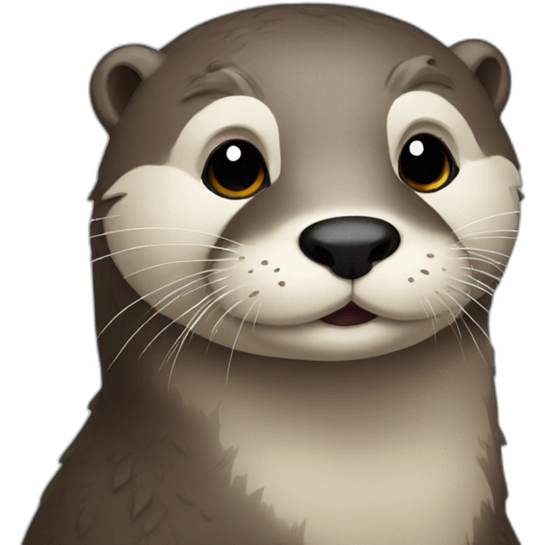 Winter Otter  emoji