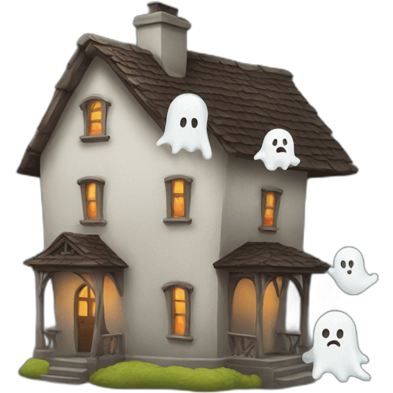 house with ghosts emoji