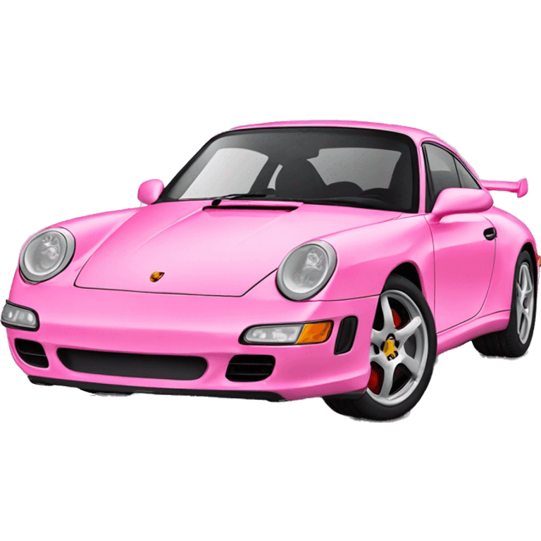 Pink Porsche  emoji