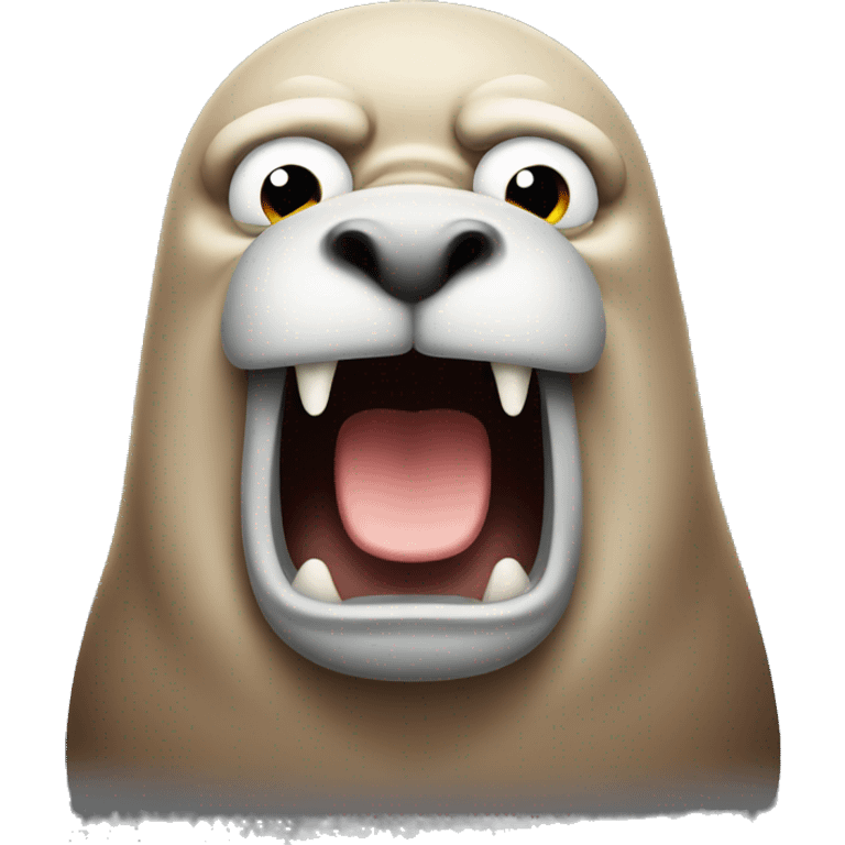 Angry walrus  emoji