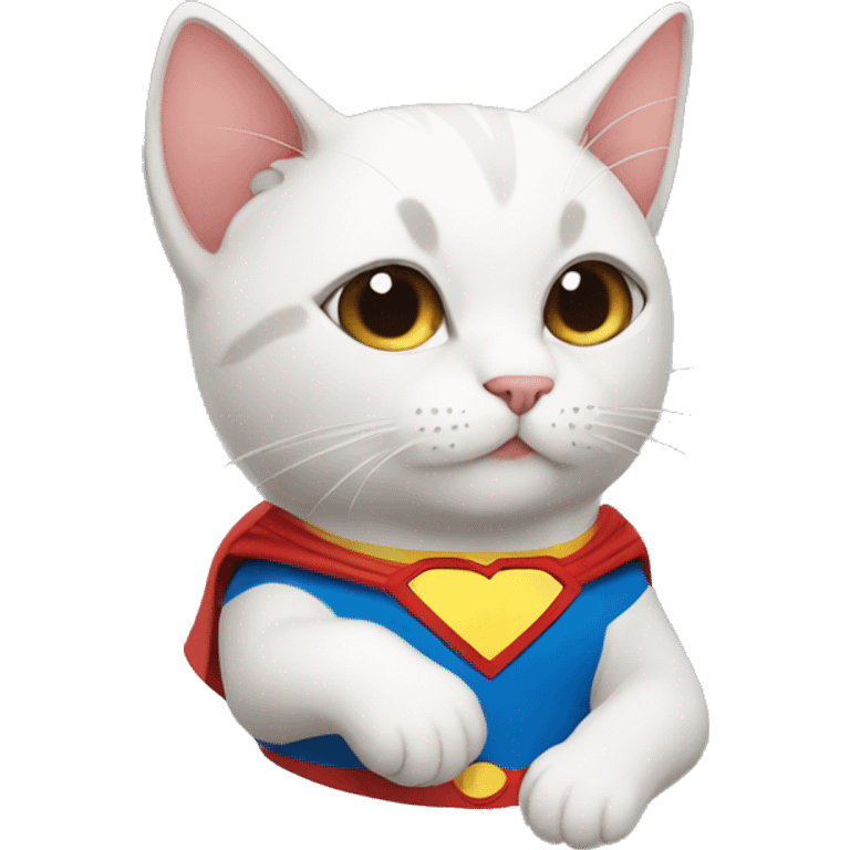 Super man cat emoji