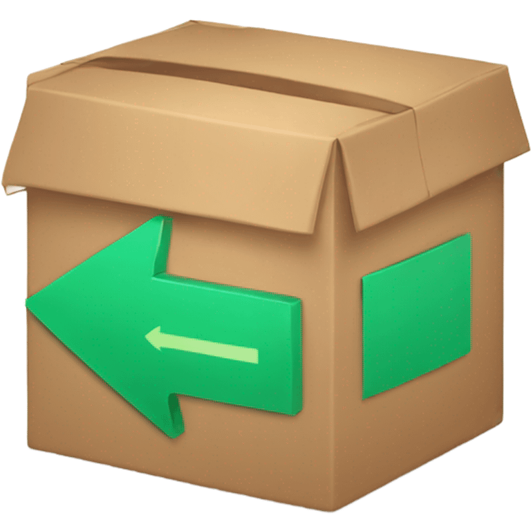 box with an arrow in emoji