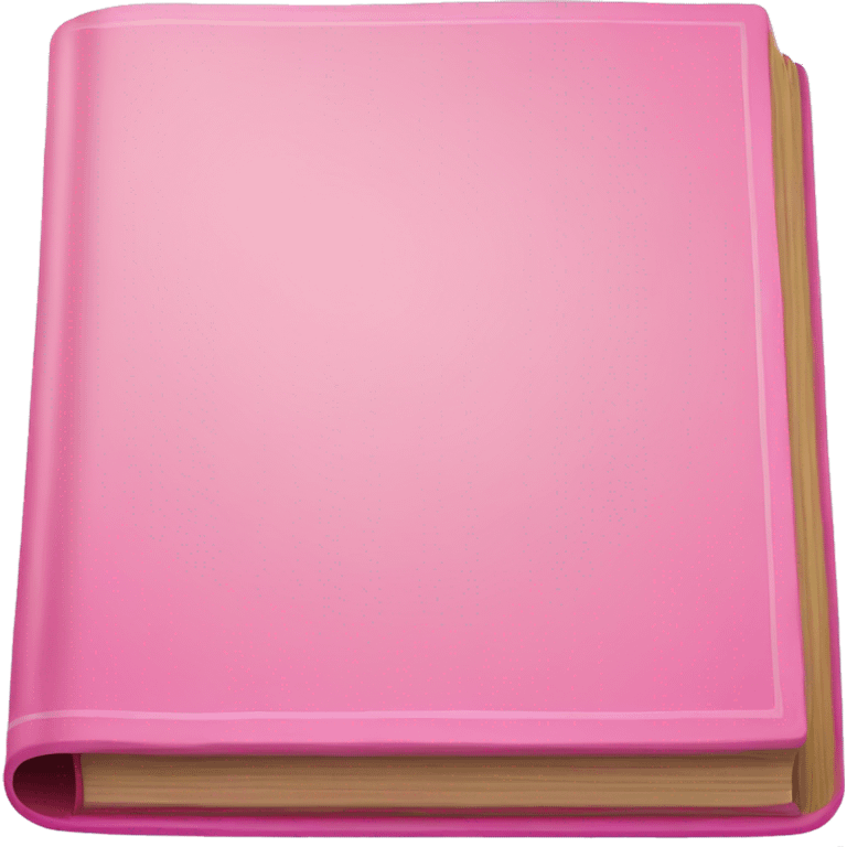 Pink book emoji