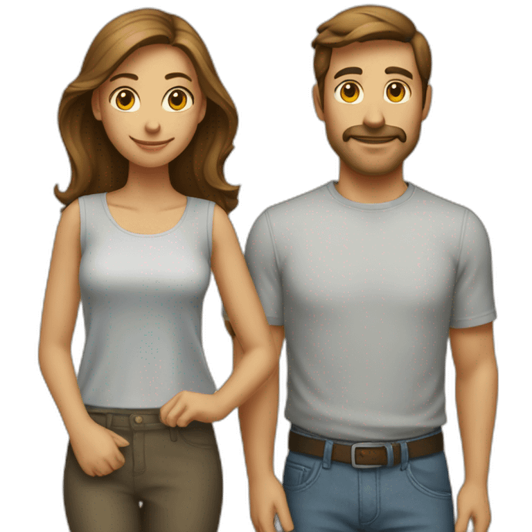 un-couple-qui-comporte-un-homme-et-une-femme emoji