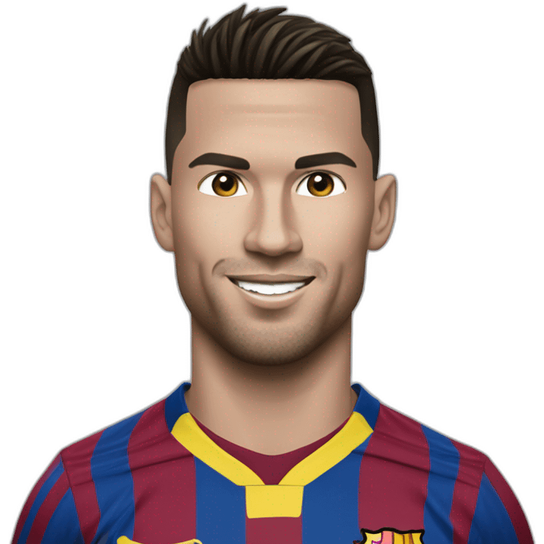 Ronaldo sur messi emoji