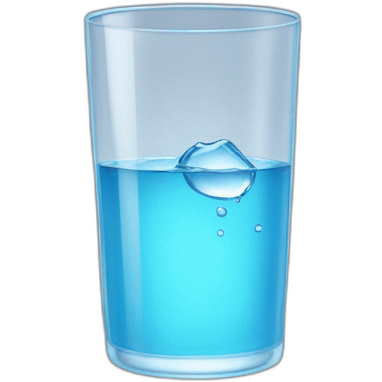 Glass of water emoji