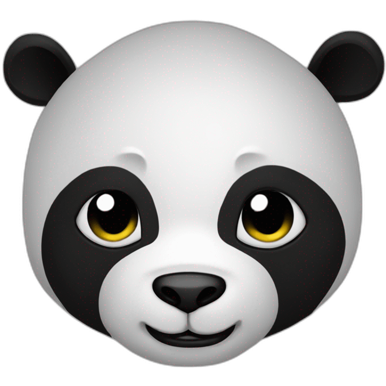 Evil panda emoji