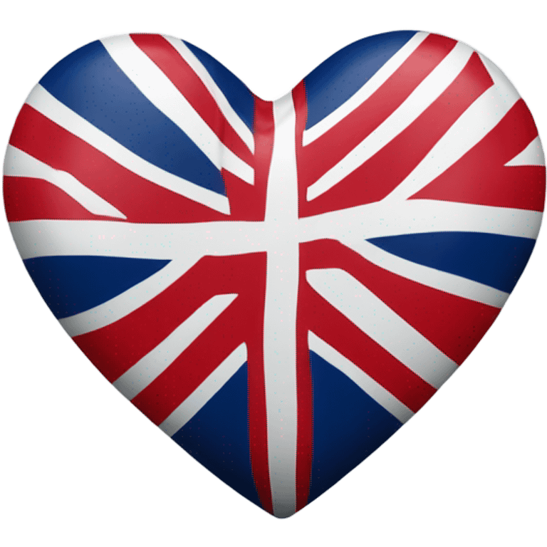 corazon con bandera britanica emoji