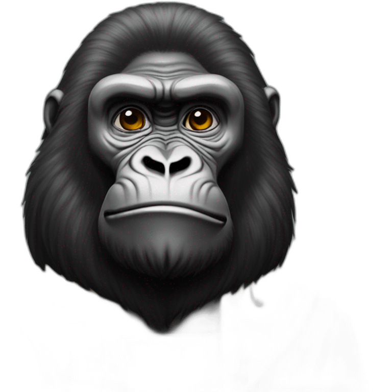 Gorilla Jesus Christ emoji