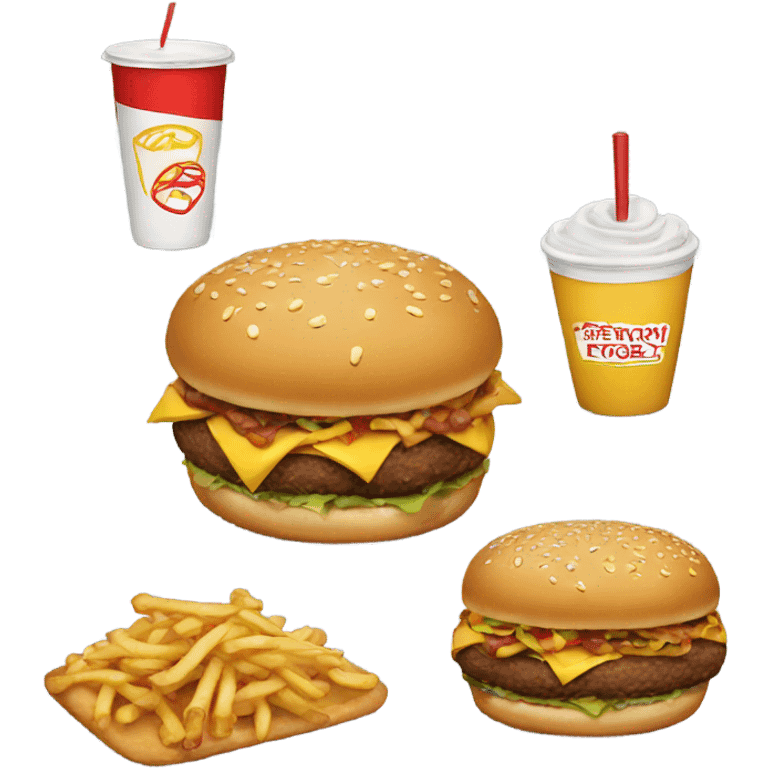 Fast food emoji