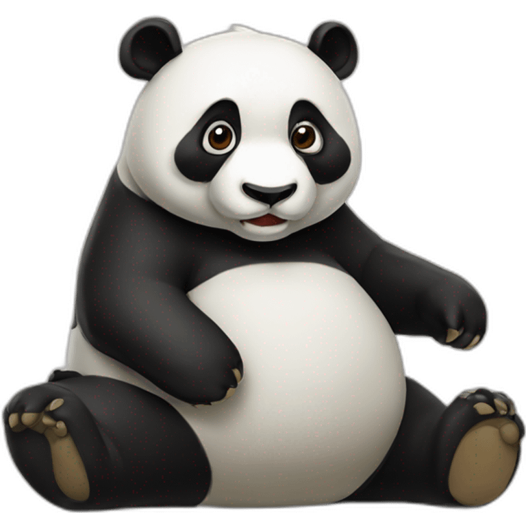 Fesse de panda emoji