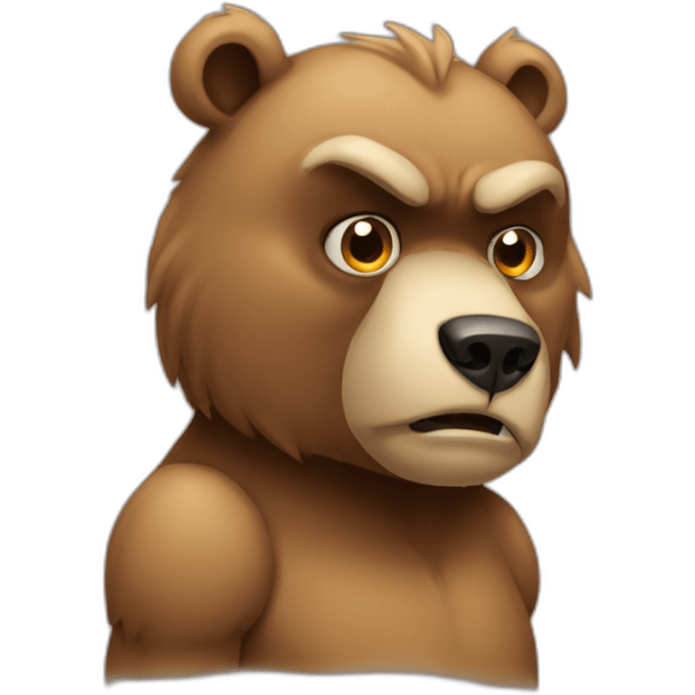 angry - loving - bearù emoji