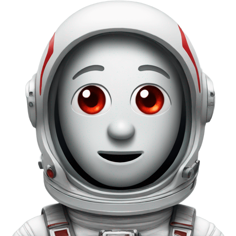 astronaut with red eyes emoji