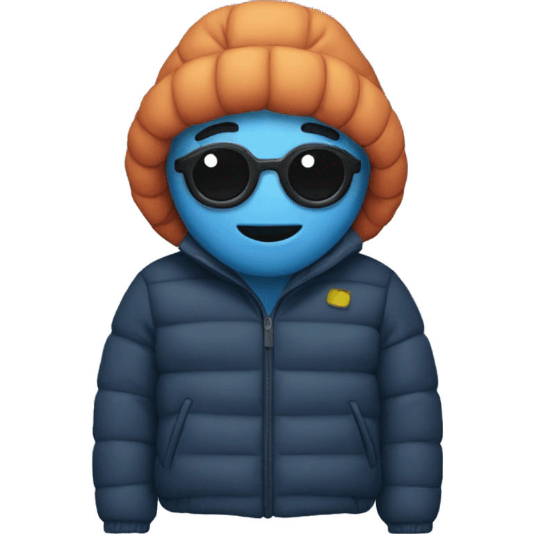 puffer jacket emoji