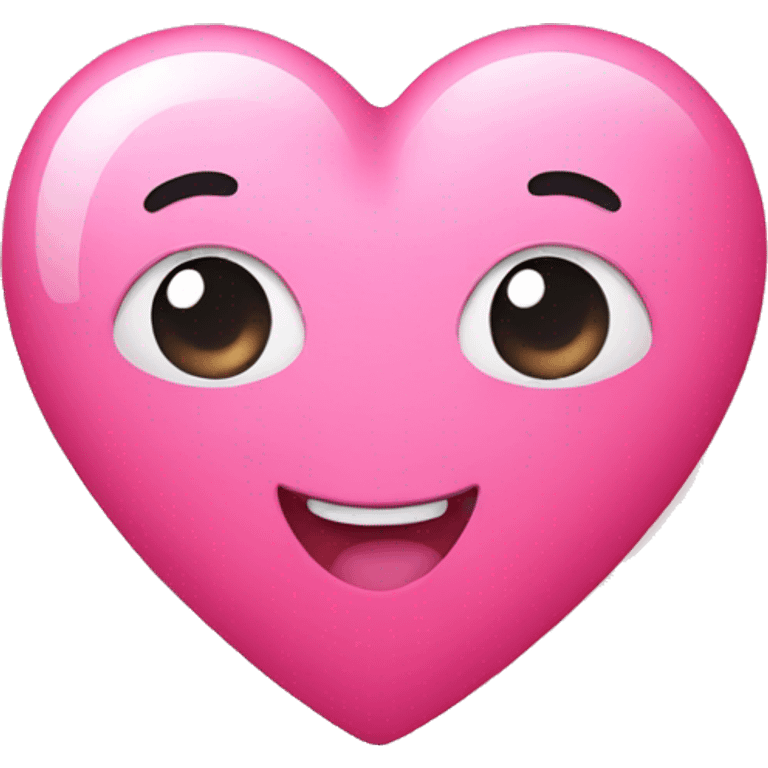 pink kawaii heart emoji