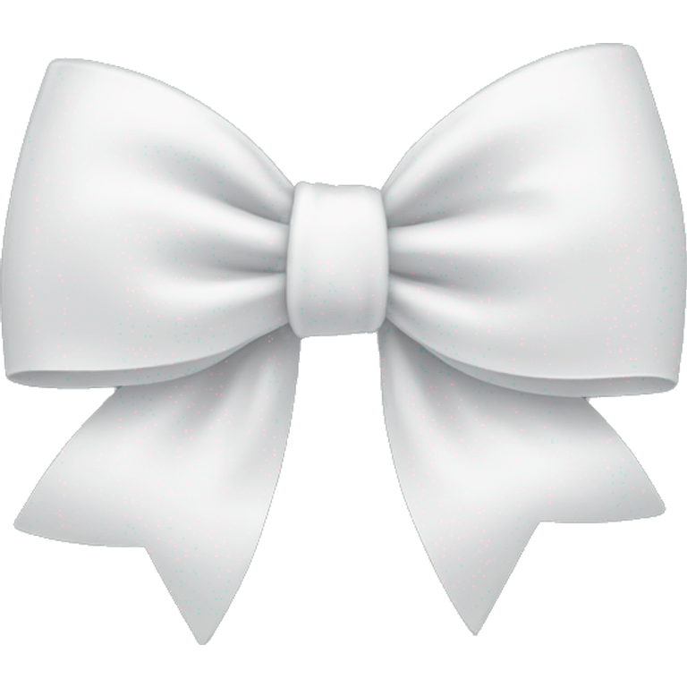 white bow emoji