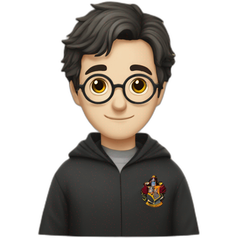 harry potter na vassoura emoji