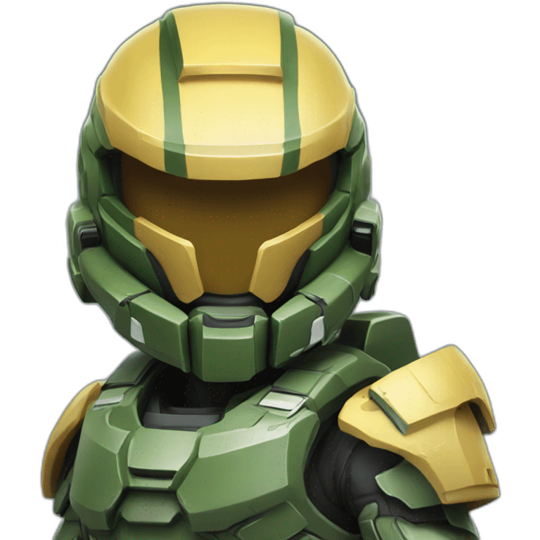 Halo Spartan cute emoji