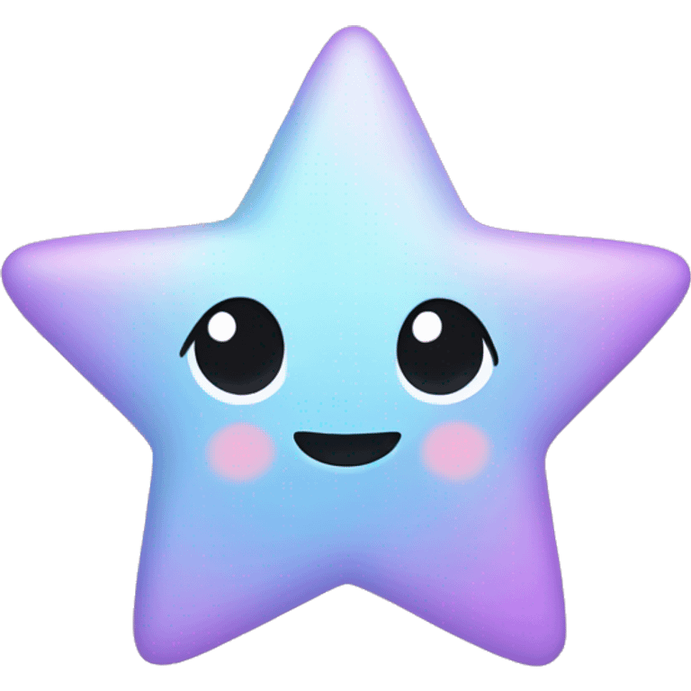 Pastel cute star emoji