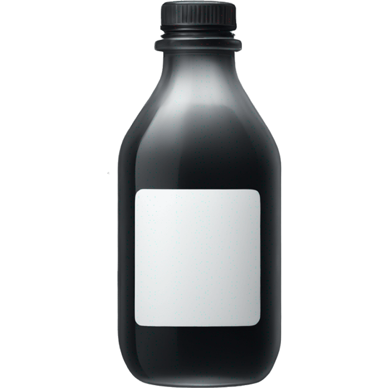 Clear bottle of ink emoji