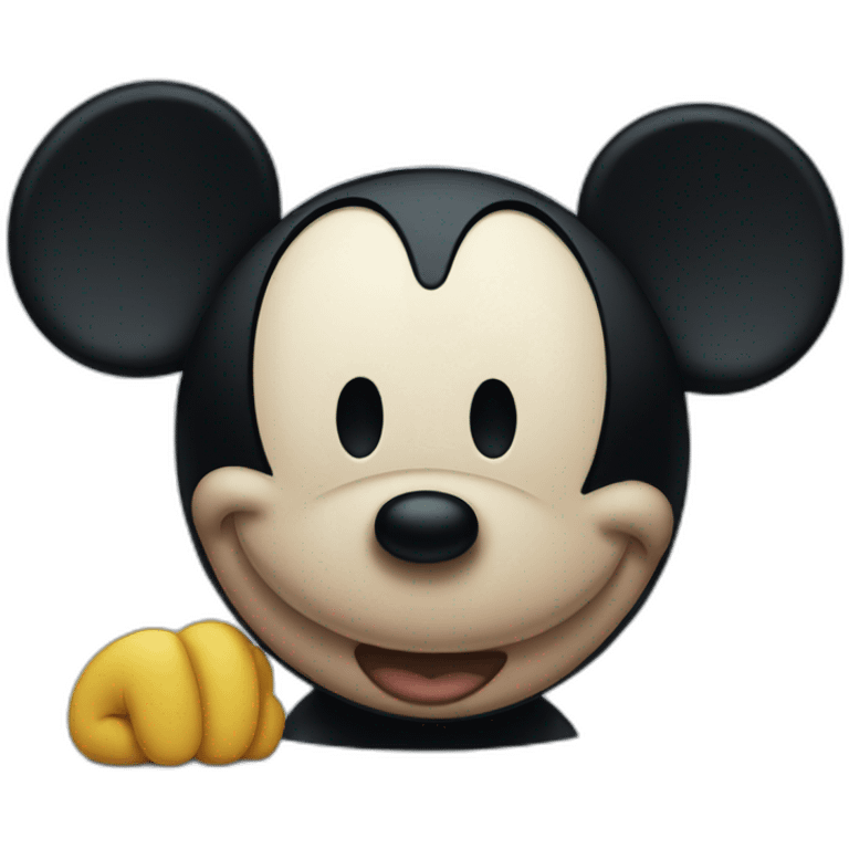 sad mickey mouse emoji