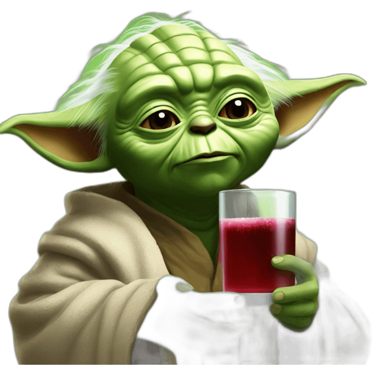 Yoda drink beere emoji