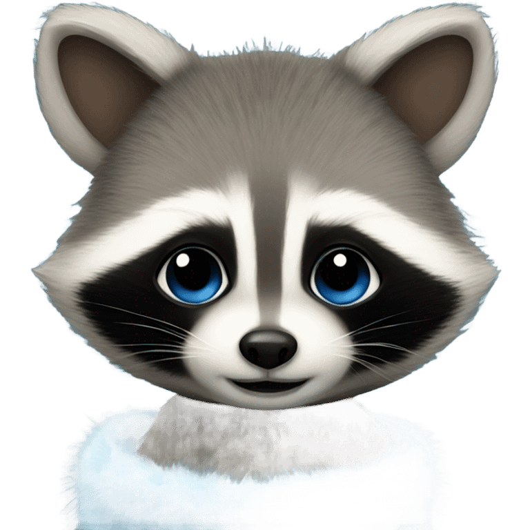 blue baby raccoon emoji