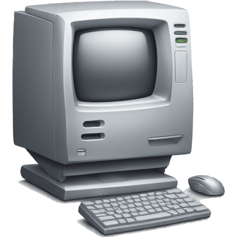 Silver computer  emoji