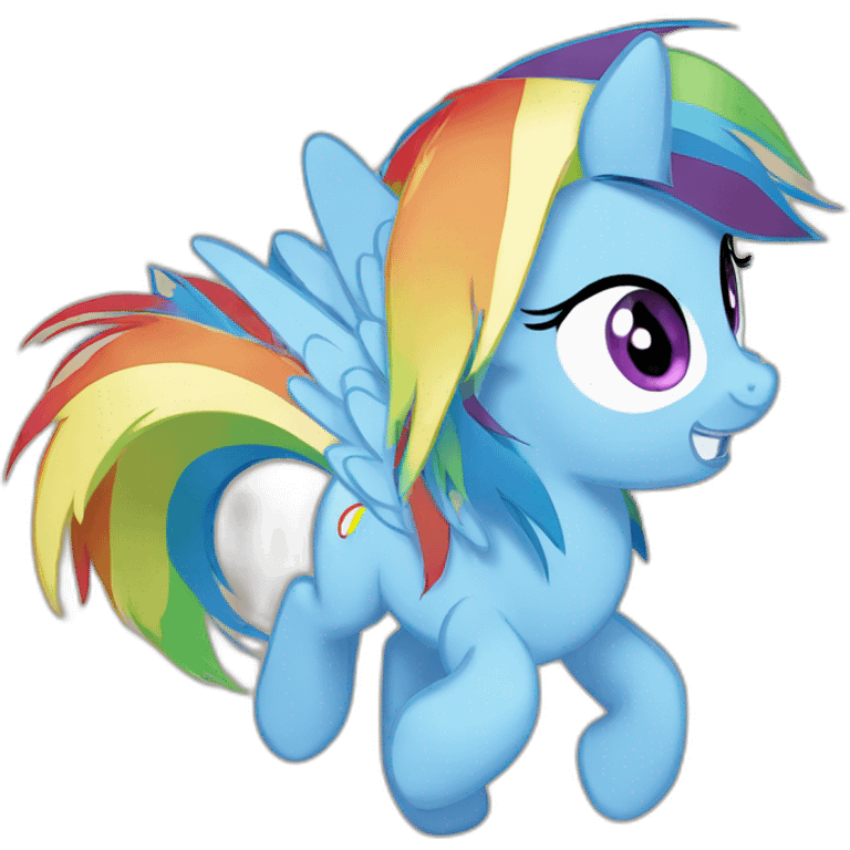 Rainbow dash emoji