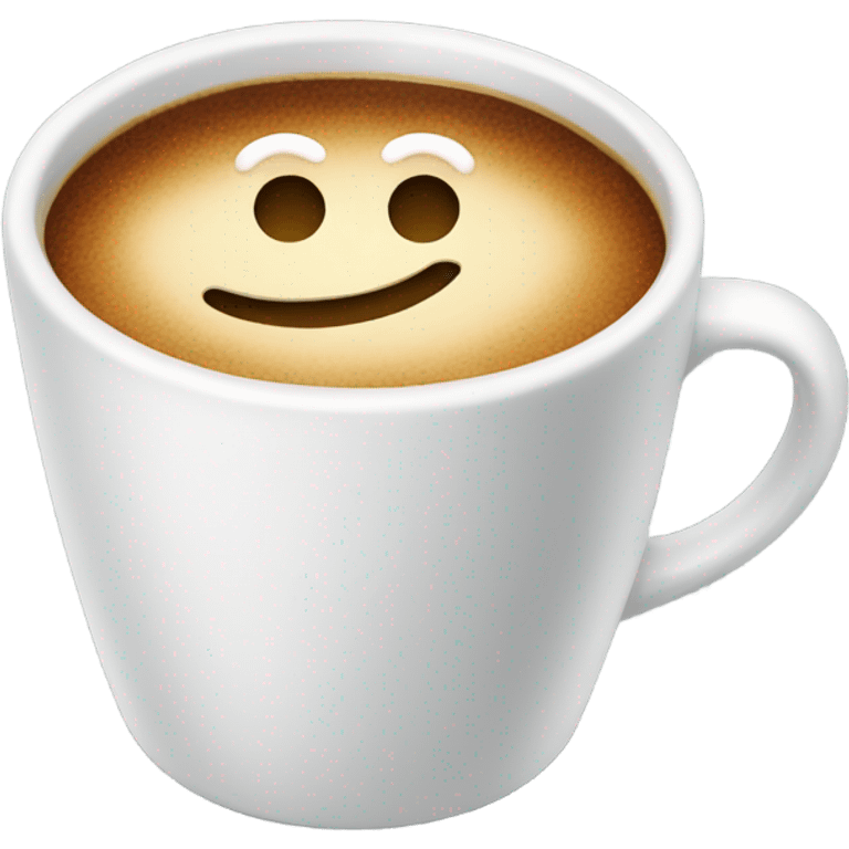 Coffee cup happy emoji