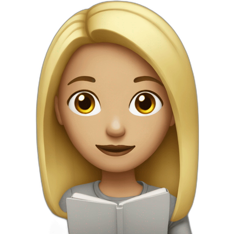 artist girl with iPad  emoji