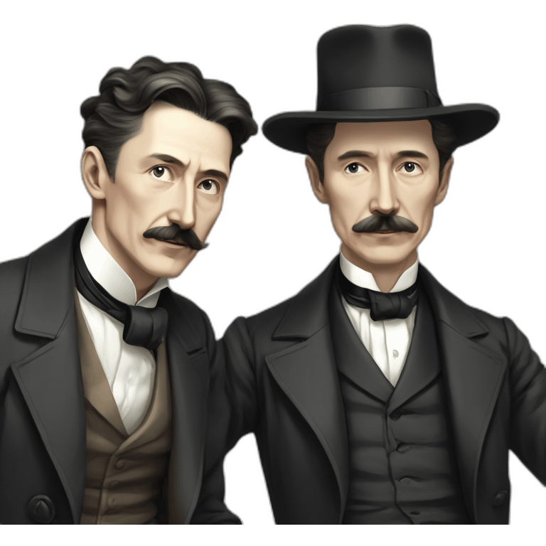 Nicolas tesla avec satoru gojo emoji