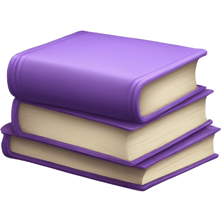 cozy book light purple emoji