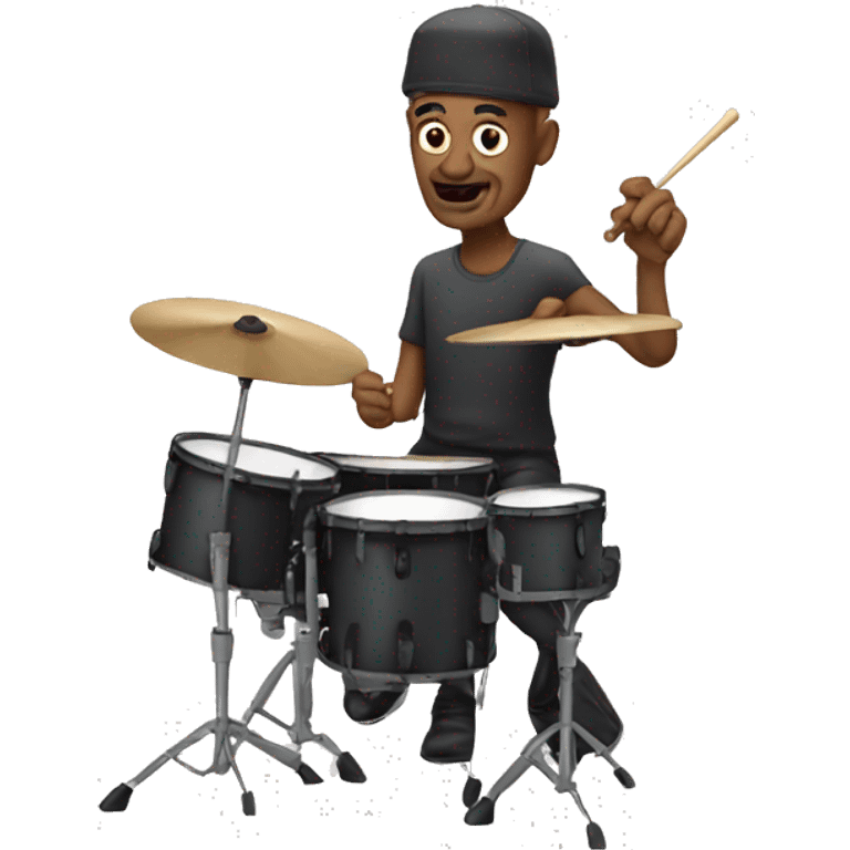 Old drummer emoji