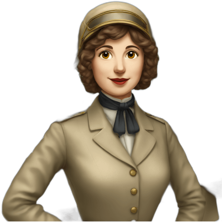 Louis bleriot woman emoji