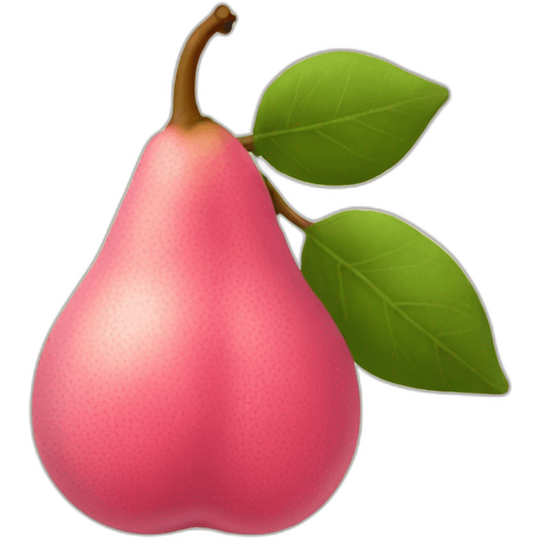 Poire rose emoji