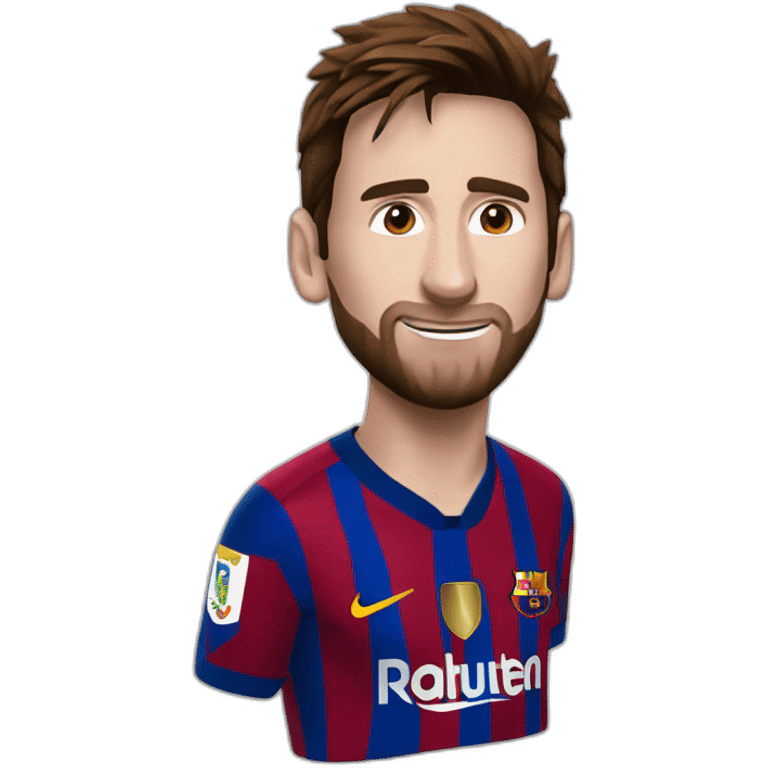 Messi sur dino emoji