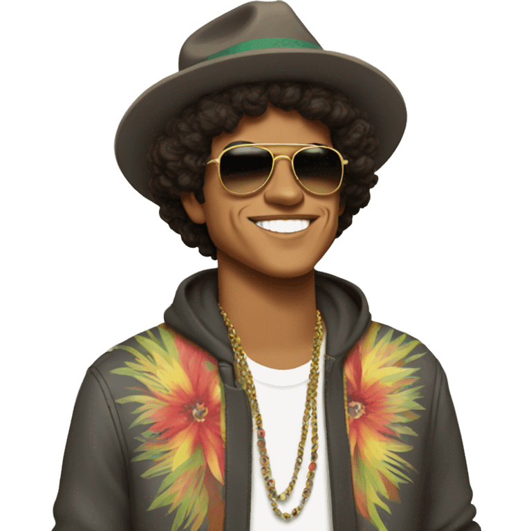 Hippie Bruno mars emoji