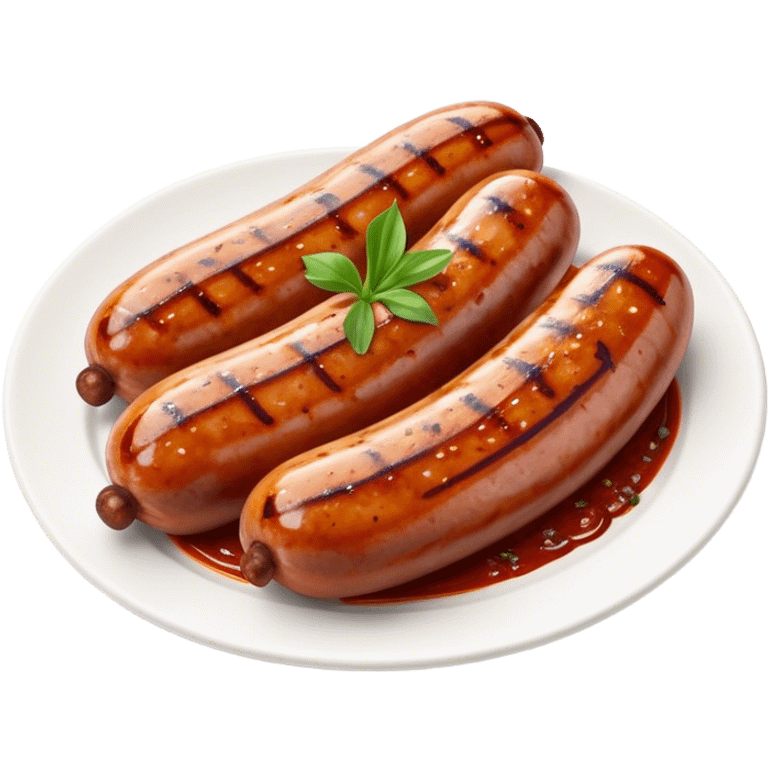 Cinematic spicy chipotle sausage, glistening with smoky, tangy sauce, charred and grilled to perfection, sliced open to reveal juicy filling, served with fresh herbs, rich and flavorful, detailed and appetizing. emoji