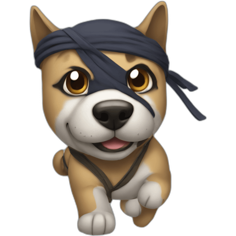 perro ninja emoji