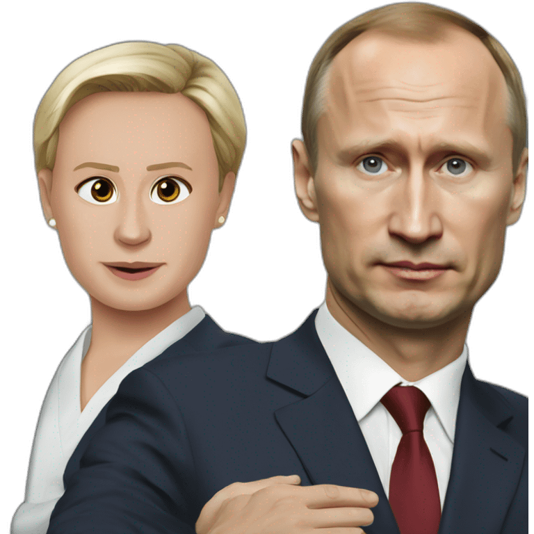 Putin with Navalny emoji