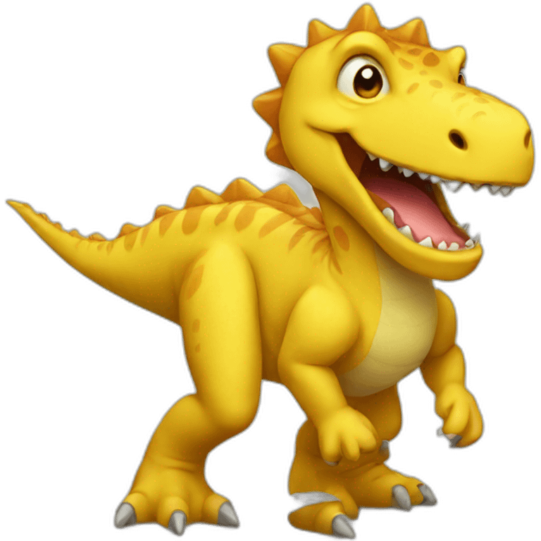 big yellow dinosaur emoji