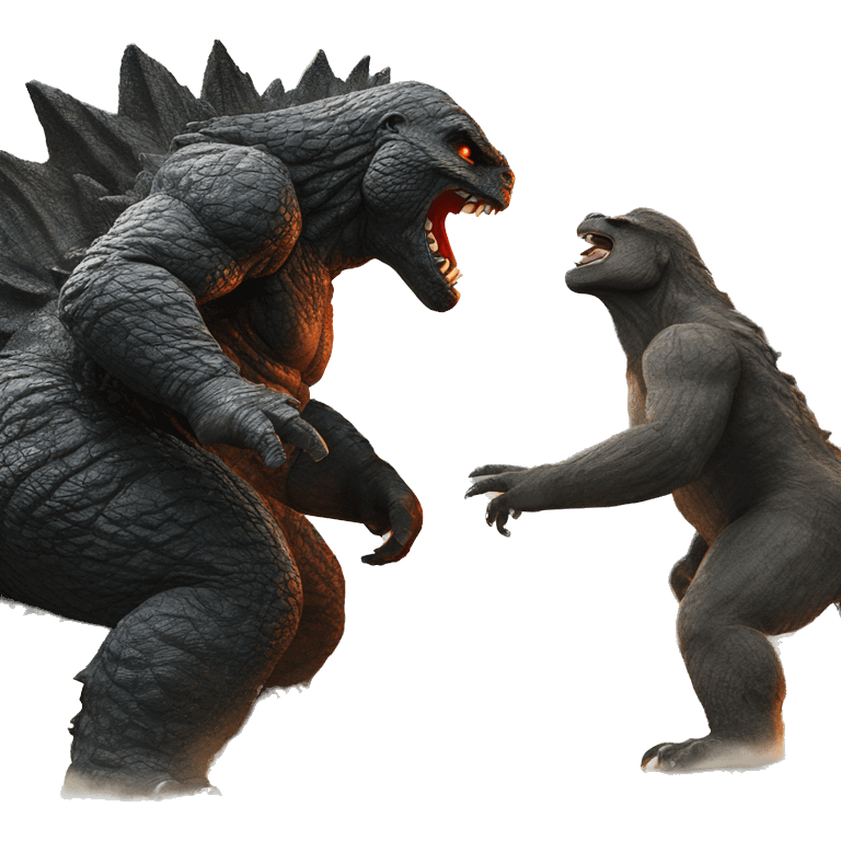 Godzilla vs kong emoji