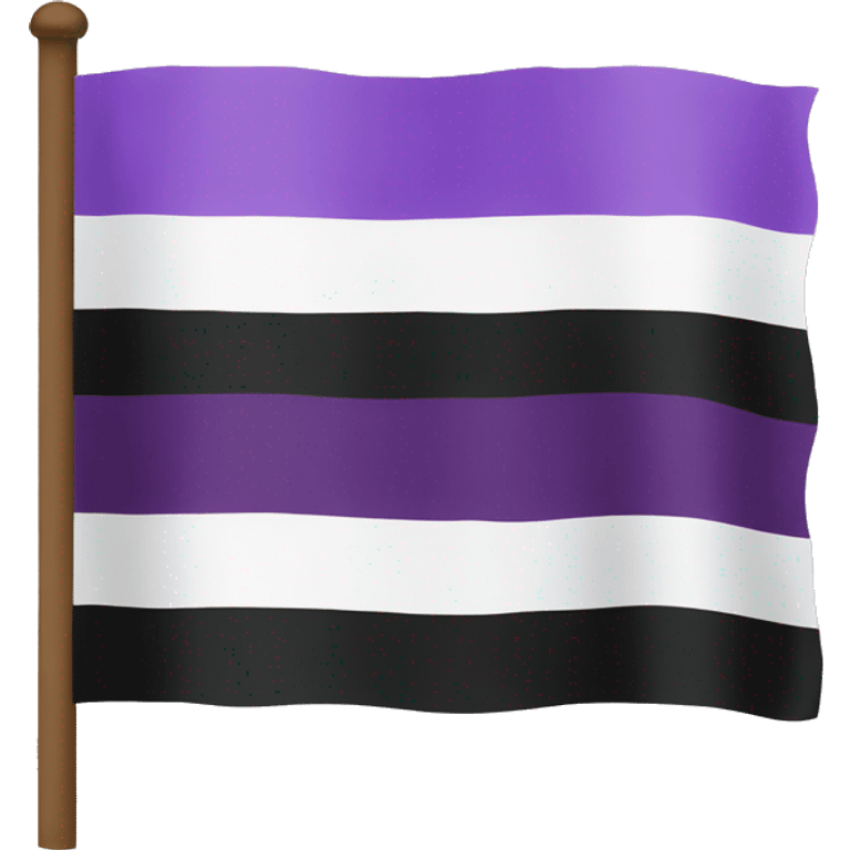 asexual flag emoji